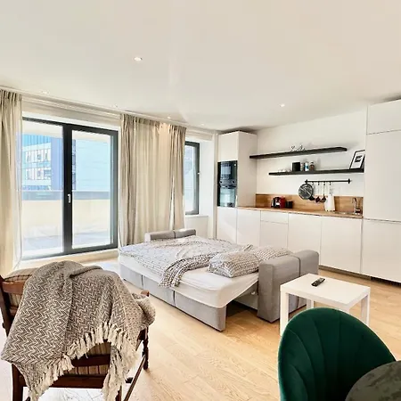 Nordic Oasis Luxury 1 Bedroom Aviatiei Tower Apartment