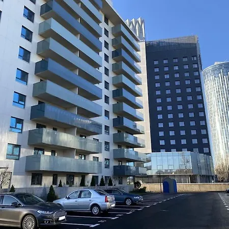 Nordic Oasis Luxury 1 Bedroom Aviatiei Tower Apartment Bucharest